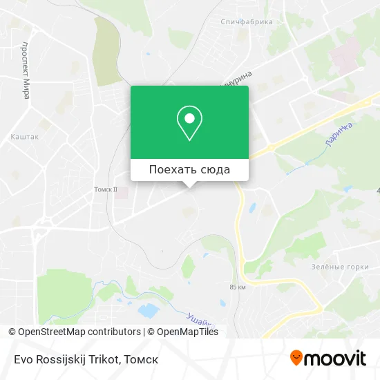 Карта Evo Rossijskij Trikot