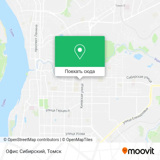 Карта Офис Сибирский