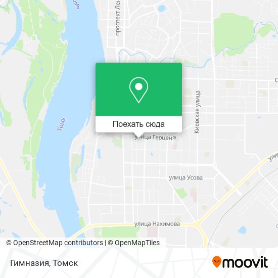Карта Гимназия