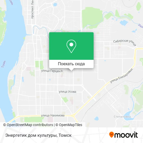 Карта Энергетик дом культуры