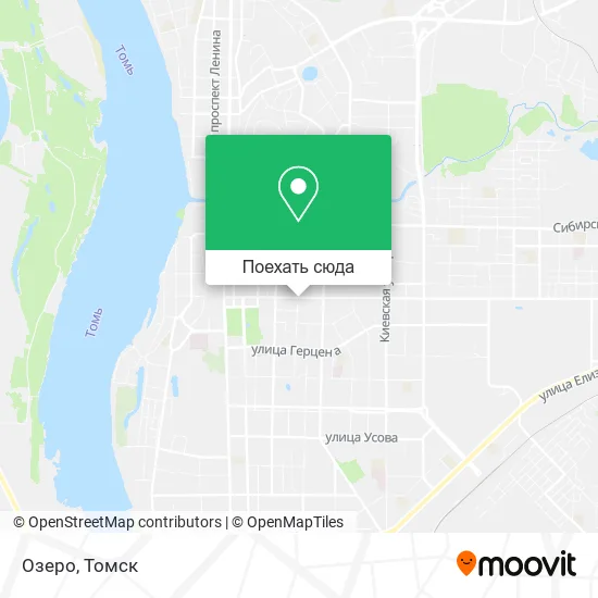 Карта Озеро
