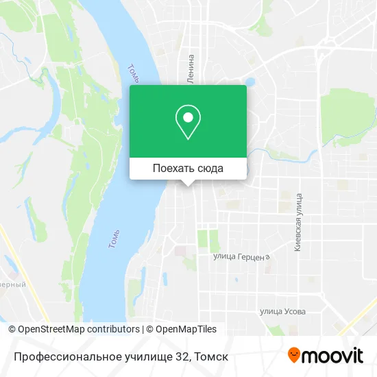 Карта Профессиональное училище 32
