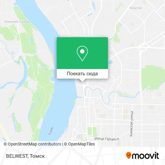 Карта BELWEST