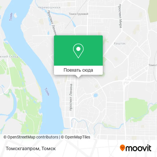 Карта Томскгазпром