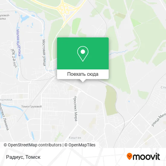 Карта Радиус