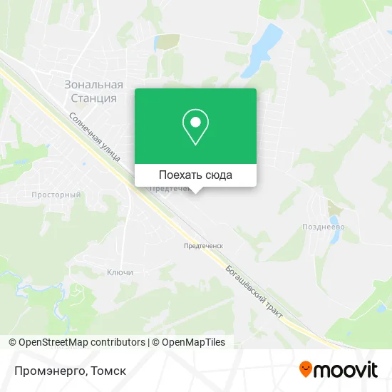 Карта Промэнерго