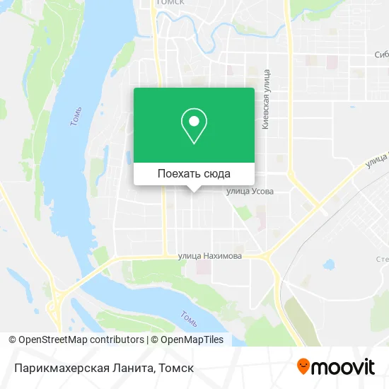 Карта Парикмахерская Ланита