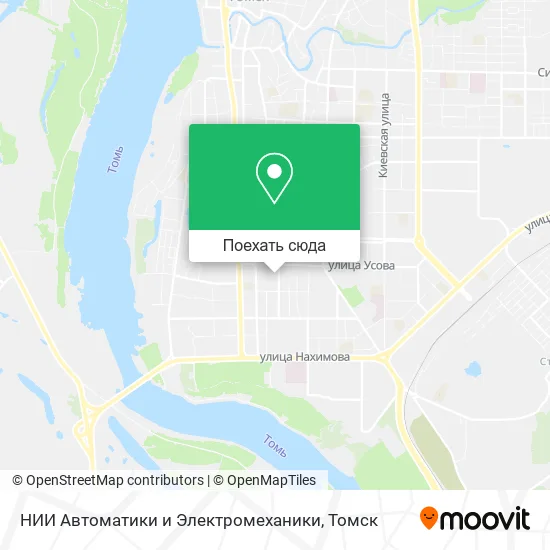 Карта НИИ Автоматики и Электромеханики