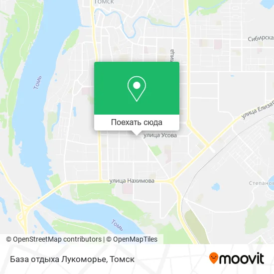 Карта База отдыха Лукоморье