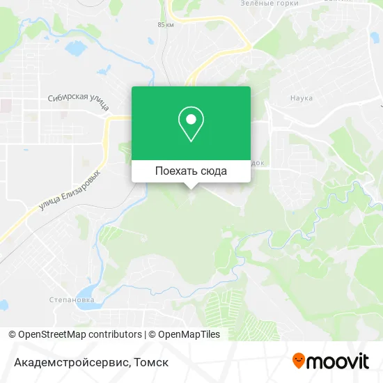 Карта Академстройсервис