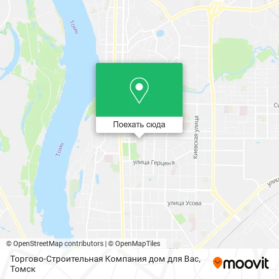 Карта Торгово-Строительная Компания дом для Вас