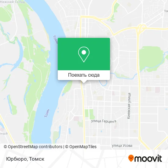 Карта Юрбюро