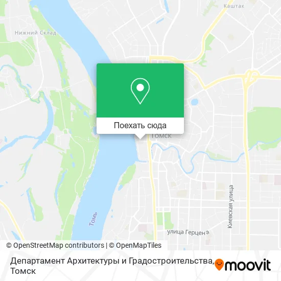 Карта Департамент Архитектуры и Градостроительства