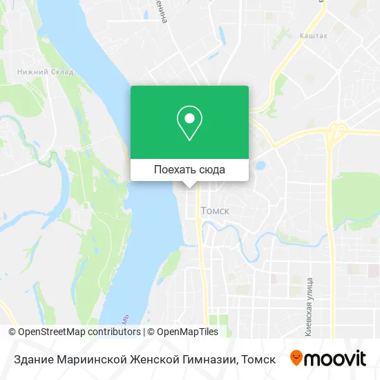 Карта Здание Мариинской Женской Гимназии