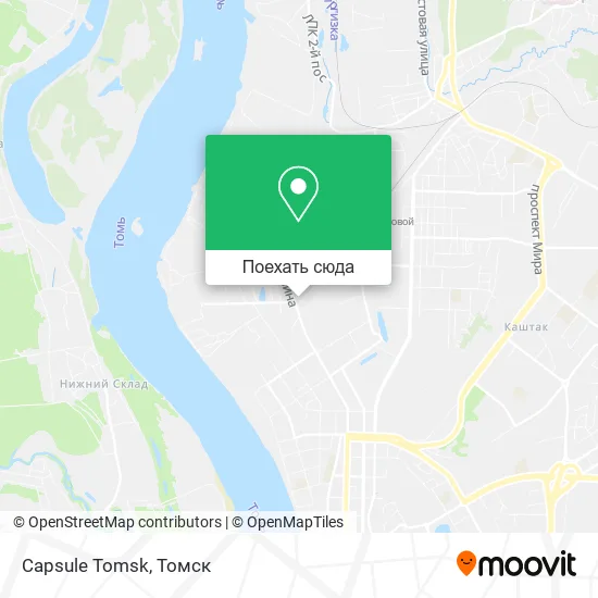 Карта Capsule Tomsk
