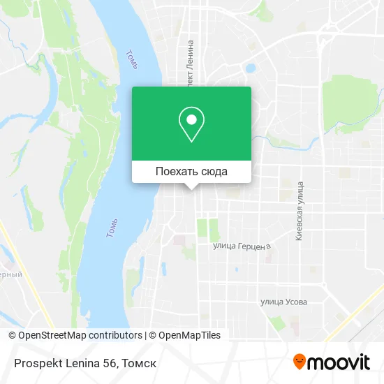 Карта Prospekt Lenina 56