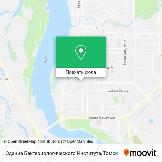 Карта Здание Бактериологического Института
