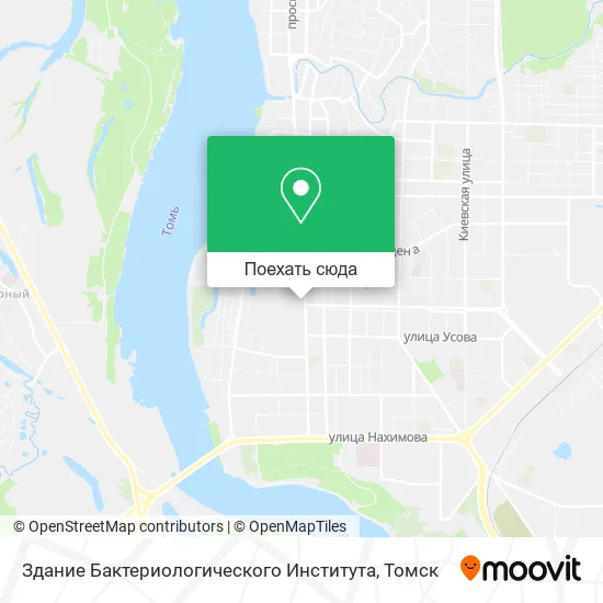 Карта Здание Бактериологического Института