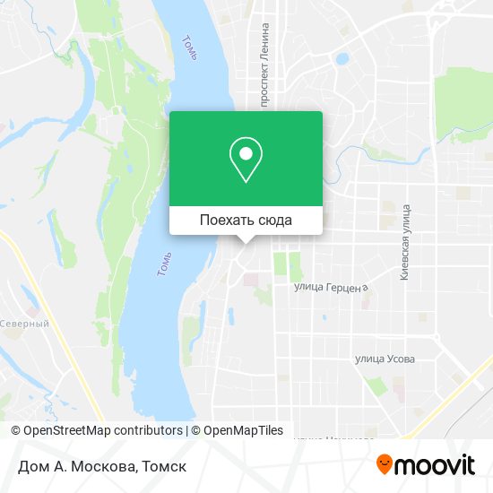 Карта Дом А. Москова