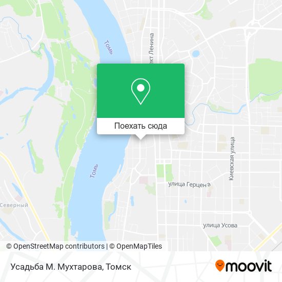 Карта Усадьба М. Мухтарова