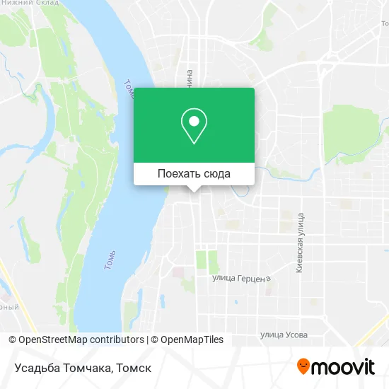 Карта Усадьба Томчакa
