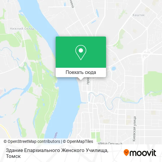 Карта Здание Епархиального Женского Училища