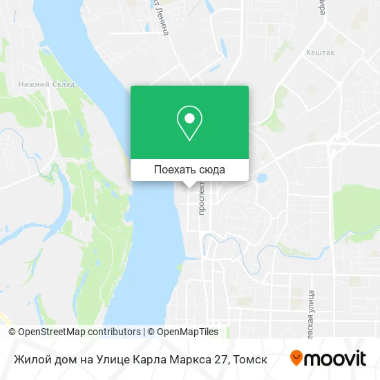 Карта Жилой дом на Улице Карла Маркса 27