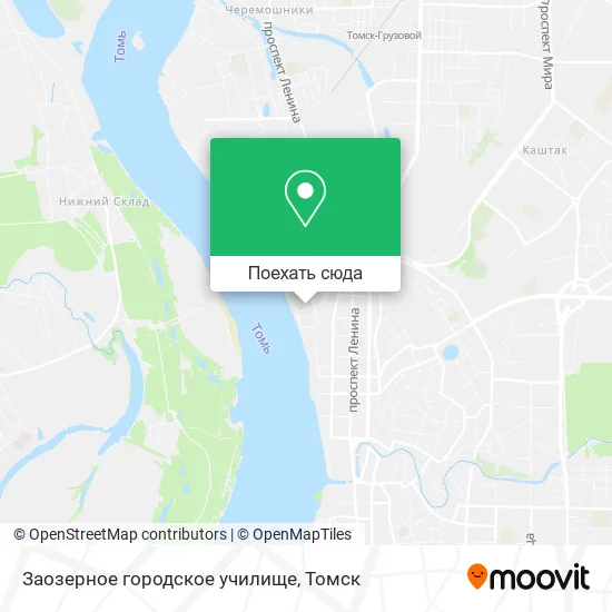 Карта Заозерное городское училище