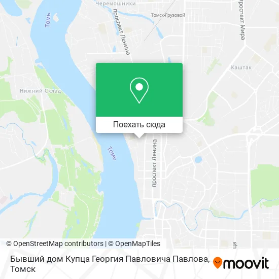 Карта Бывший дом Купца Георгия Павловича Павлова