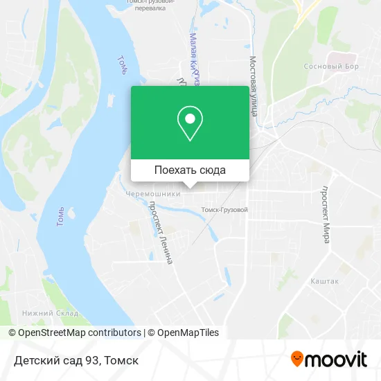 Карта Детский сад 93