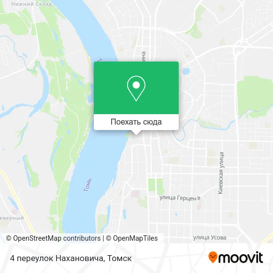 Карта 4 переулок Нахановича