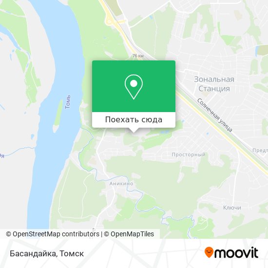 Карта Басандайка