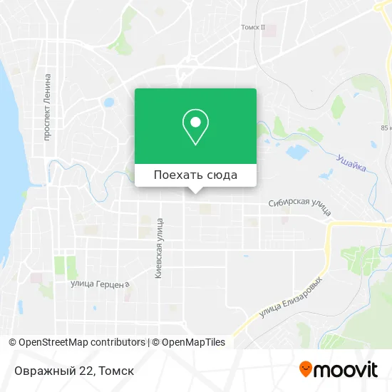 Карта Овражный 22