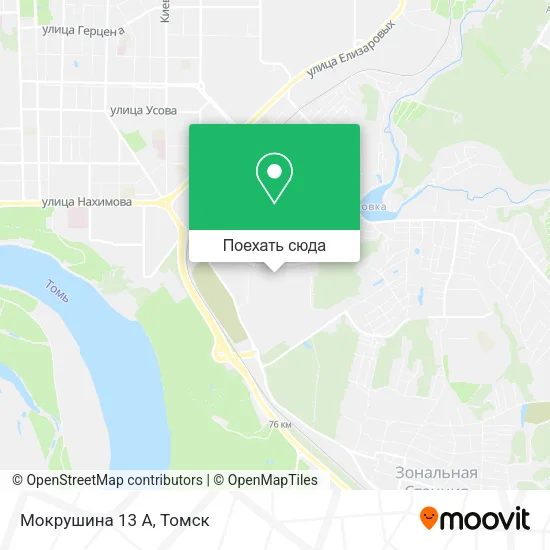 Карта Мокрушина 13 А
