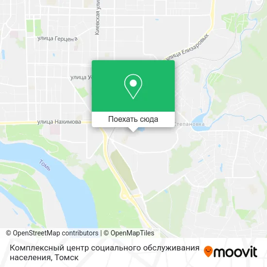 Карта Комплексный центр социального обслуживания населения