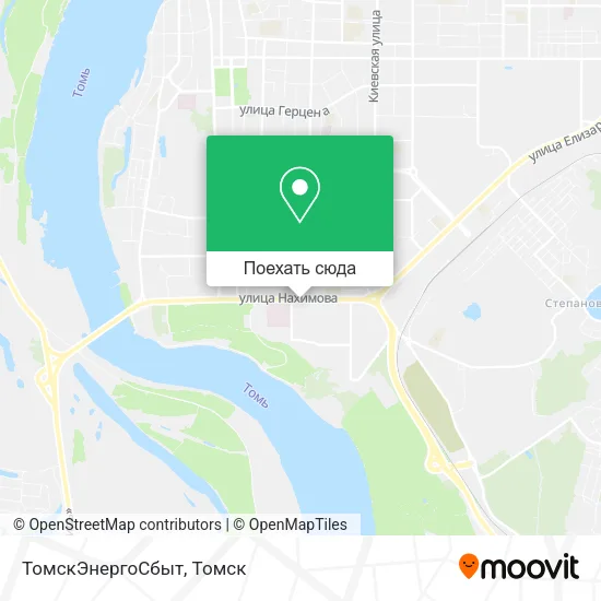 Карта ТомскЭнергоСбыт
