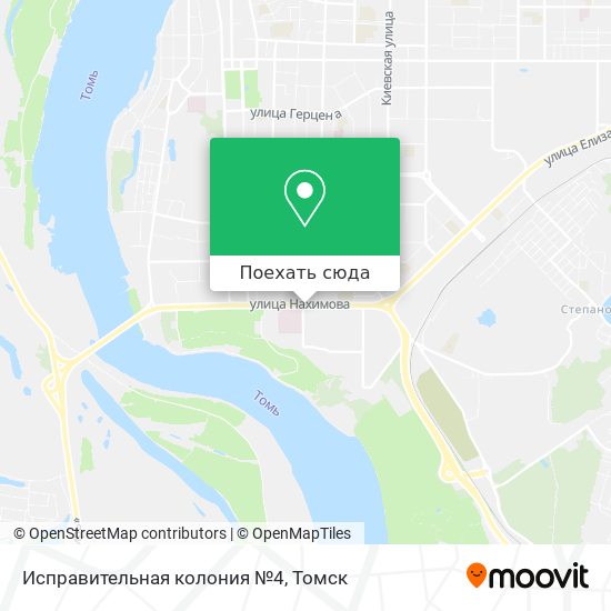 Карта Исправительная колония  №4