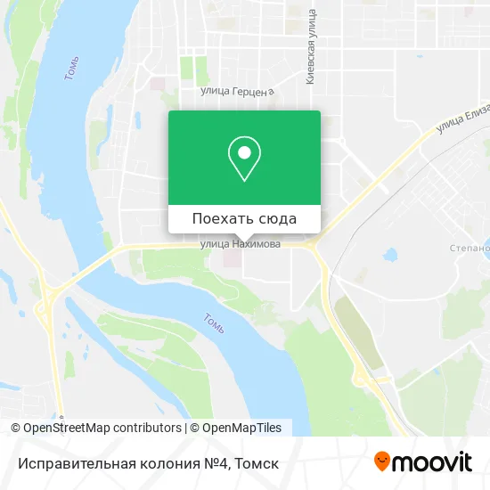 Карта Исправительная колония  №4
