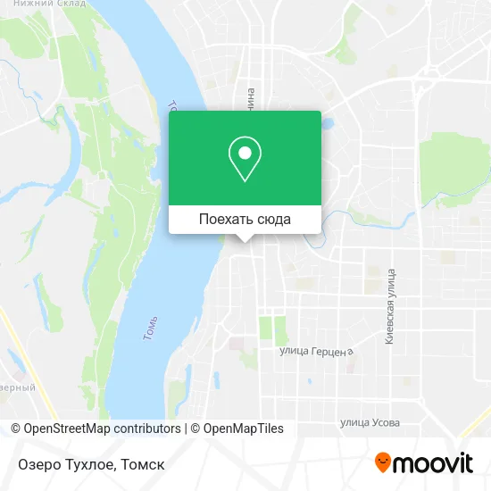 Карта Озеро Тухлое