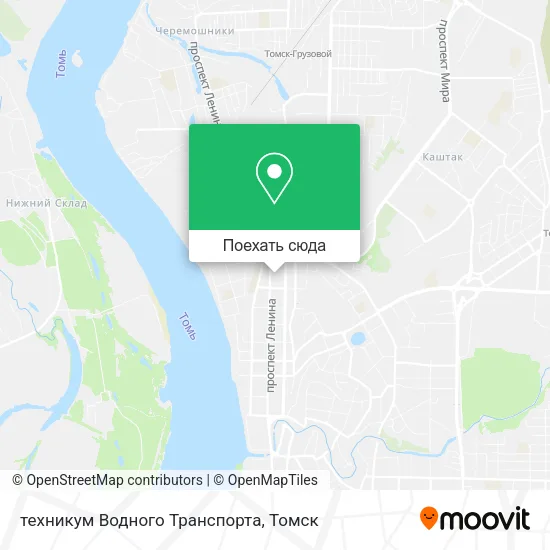 Карта техникум Водного Транспорта