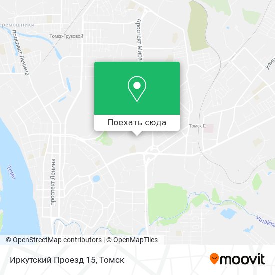 Карта Иркутский Проезд 15