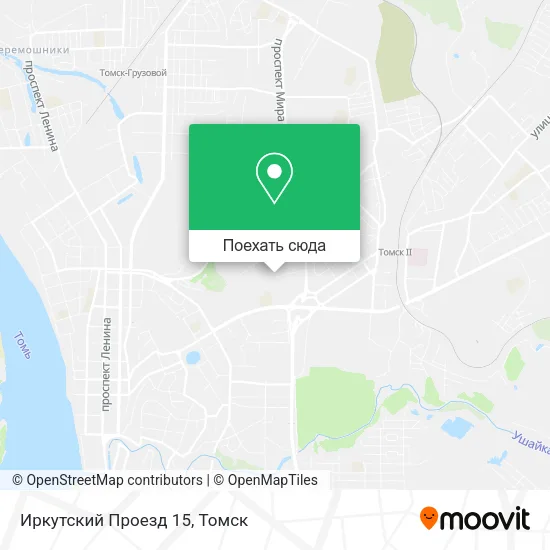 Карта Иркутский Проезд 15