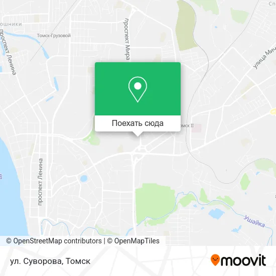 Карта ул. Суворова