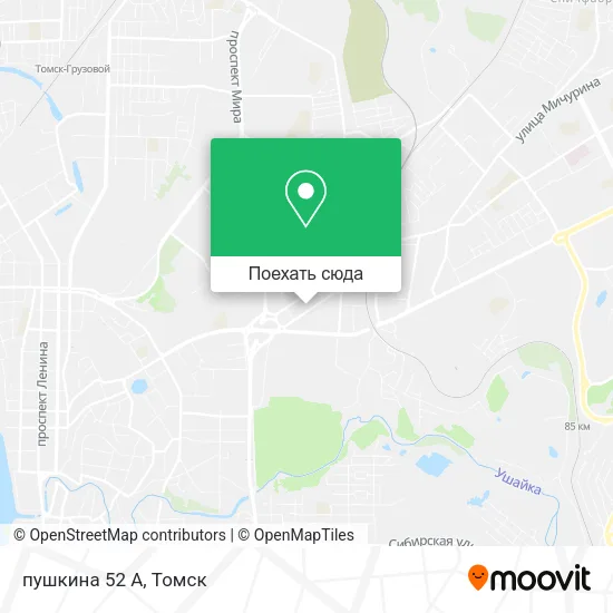 Карта пушкина 52 А