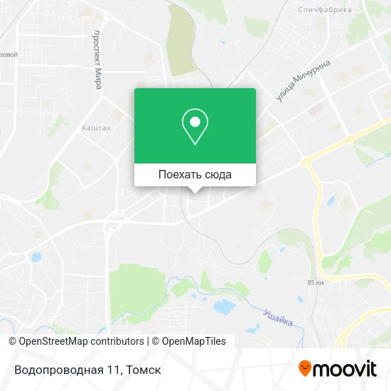 Карта Водопроводная 11