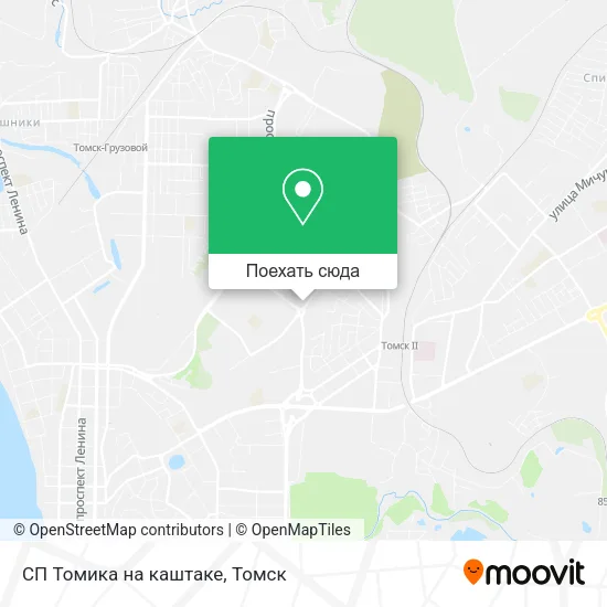 Карта СП Томика на каштаке