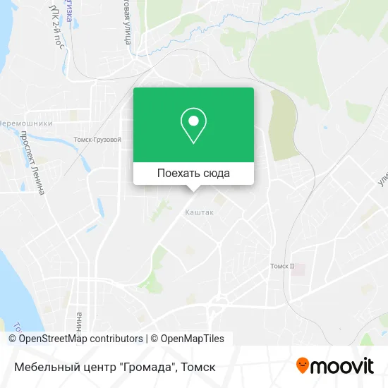 Карта Мебельный центр "Громада"