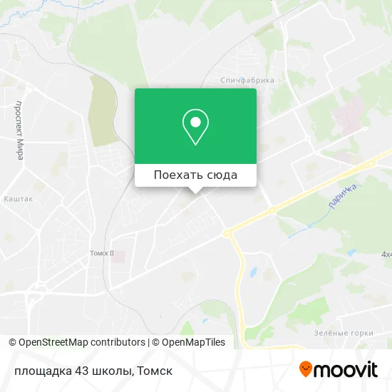 Карта площадка 43 школы