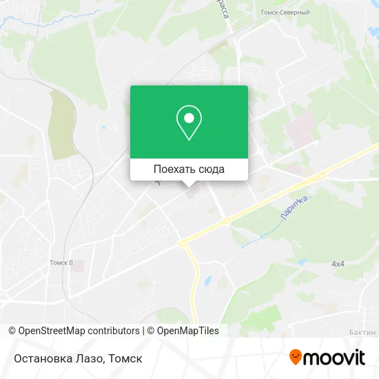 Карта Остановка Лазо