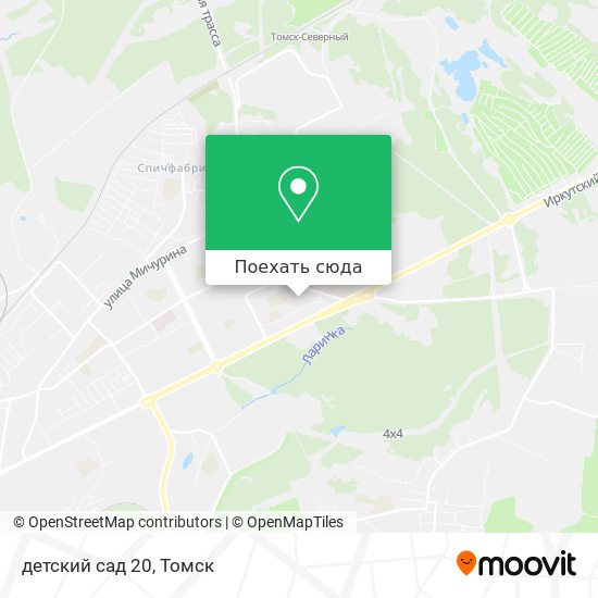 Карта детский сад 20